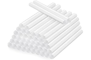 AUXHCYL 200Pcs Baton de Colle pour Pistolet 7mm x 100mm, Colle Pistolet à Colle, Baton Colle Pistolet Transparents, Colle Chaude pour Réparations DIY pour Coller Bois, Plastique, Papier