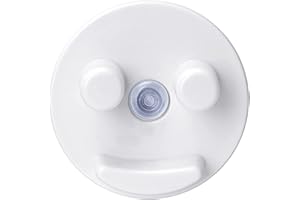 Omoojee Uchwyt na gąbkę do zlewozmywaka kuchennego i łazienki, uchwyt na gąbkę z przyssawką, gąbki nie wchodzą w zakres dostawy (biały)