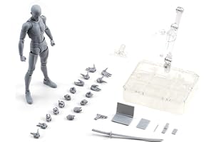 Action Figur Model Set - Skiss Ritdocka, Ritdocka Model Set | Konstnärsdekorationssamling med basstöd för rekvisita, skrivbor