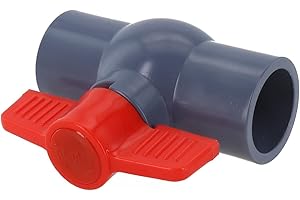 ZISTARLILIFE Simplifiez vos projets de plomberie avec une vanne à bille en PVC dotée d'une douille coulissante pratique (32 mm)