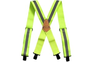 MELOTOUGH Unisex mycket synliga hängslen med hög synlighet (1-pack)