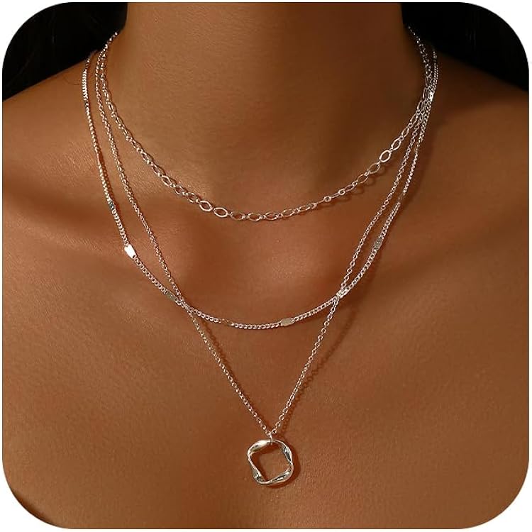 Kette Silber 925 Damen Mit Anhänger Hifeeled Halsk Produktbild-Vorschau 2