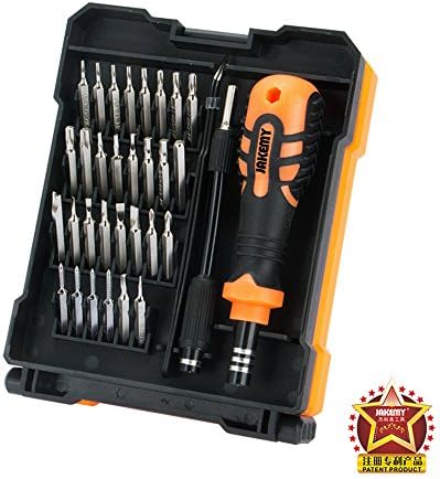 Elecguru JM-8159 34 In 1 Precision Screwdriver Kit Set,Hand Tool Kit Multi-Functional Socket Set With Tweezers/Torx/Hex/Magnetic Extension Bar Iphone Repair Kit for Home Repair,Laptop,Watch,Smartphone,Electronics,JAKEMY