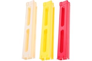 ibasenice Domino Train Clips Kids Toy Accessories Plastic Domino Card Holders for Creative Play Educational Games Compatible with Train Sets