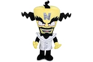 Play by Play - Peluche Plush Crash Bandicoot Sourire originale Videogame, multicolore, 32 cm