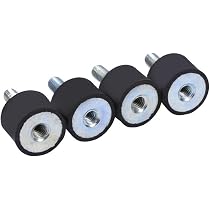 QUARKZMAN 2 Stück M8x23mm Gummipuffer Mit Gewindeb Produktbild-Vorschau 2