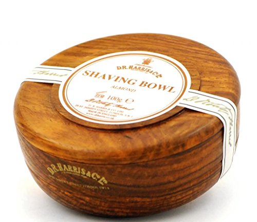 D R Harris Shaving Soap Bowl in Almond (100 g)
