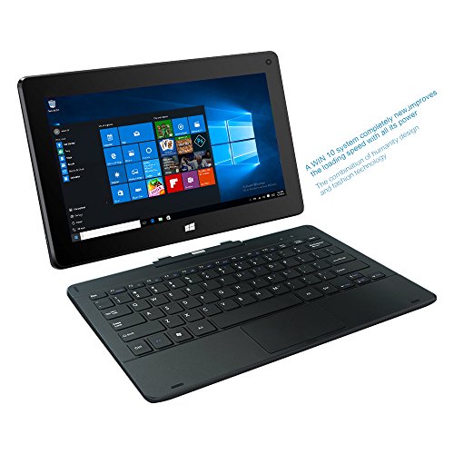 examen YUNTAB Tablette tactile 11.6 Pouces Windows 10 Tablette 2 En 1 Quad-Core Intel Z8300 1.84 ghz Tablette 2go Ram Disque Dur 32 Go 1366*768 pxs Bluetooth 4.0 HDMI Avec Clavier Noir