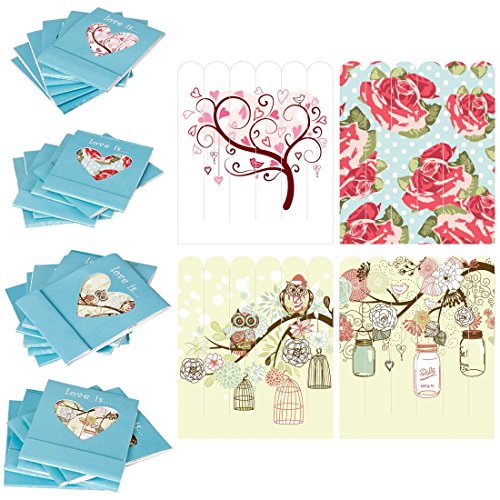 BMC 24 Pack 4 Design Mini Match Stick Emery Board Nail Art File Mega Bundle