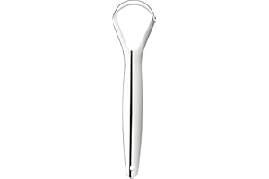 GTEX Raspador de lengua, limpiador de lengua de metal 100% acero inoxidable de grado médico para adultos y niños, remedio para el mal aliento, ideal para el cuidado bucal, forma de Y