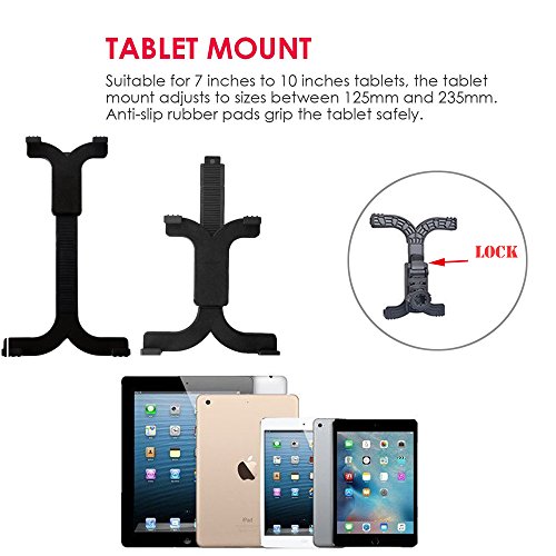 Tablet Halterung , Ipad halterung 360 Grad Desktop-Ständer Drehbar Flexibel Winkel verstellbar universal Tablet schwanenhals halterung für iPad/iPad Mini/iPad 2/3/4/iPad Air/Air 2/pro Samsung Tab(7-10 inches)-1 pcs 2 in 1 Eingabestift Stylus - 3
