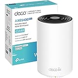 TP-Link Deco XE75 Pro Router Mesh WiFi 6E, AXE5400Mbps Tri-Band, Nuova Banda da 6 GHz, Porta Ethernet da 2,5 Gbps, AI Mesh, R