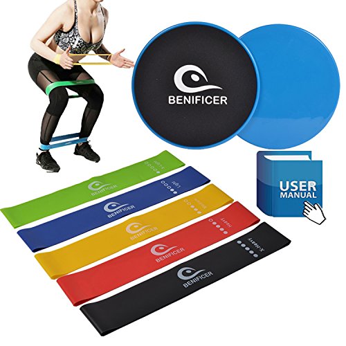 Resistance Bands Sliders Exercise Amazon Odoland 21pcs Resistance