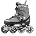 Produktbild meteor Inliner Rollschuhe - Disco Inline Schutzer für Damen und Kinder - Original Inlineskates für Madchen Skates mit ABEC-7 Roller Kohlenstoff Kinder Inliner mit Einstellbarer Größe des Schuhs