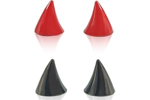 VEOIRXU 6 Piezas Decoración para Casco de Motocicleta, Pegatina Orejas de Gato para Casco de Moto, Adorno de Orejas de Gato Lindo, Demonio con Accesorios de Decoración,Demon Horn Accesorios