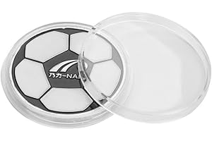 Bästa domaremyntfotboll, urvalsmärke, fotbollskastmynt, 2 stycken legerad fotboll Fotbollsdomare Flip Coin Domare kasta mynt Välj sida med fodral