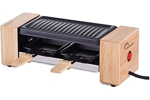 LITTLE BALANCE 8387 Wood for 2 Raclette, Bambus, Holz