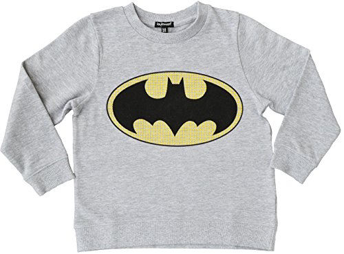 laylawson-Batman-Sweatshirt-Jungen-Pullover-Jumper-Alter-3-bis-10-Jahre