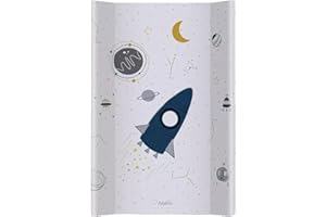 ALBERO MÍO CALI Matelas plan à langer rigide à rebords Cosmic