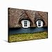 Produktbild Leinwand Ferienhaus mit Reetdach 45x30cm, Special-Edition Wandbild, Bild auf Keilrahmen, Fertigbild auf hochwertigem Textil, Leinwanddruck, kein Poster