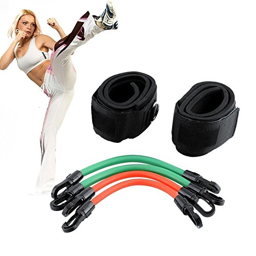 DAS Leben Fitnessbänder Set Beintrainer Sprungtrainer für Sprung Springenübung Basketball Fußball Tennis Training - 2