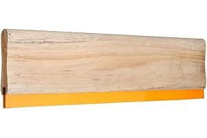 TOOLOFLIFE T&F Siebdruck-Rakel aus Holz, 4 Größen: 10 cm, 15 cm, 20 cm, 30 cm