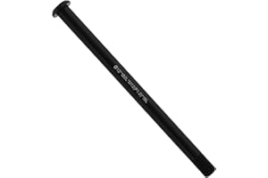 Briny River Eje Pasante para Bicicleta (1 Unidad ?12 X 180 L X M12 (P1.0) X 19) Compatible con Palanca de Liberación Rápida de Eje de Aleación