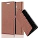 Produktbild Samsung Galaxy ALPHA Hülle in CAPPUCCINO BRAUN von Cadorabo - Handyhülle mit unsichtbarem Magnetverschluss Standfunktion und Kartenfach Case Cover Schutzhülle Etui Tasche Book Klapp Style in CAPPUCCINO BRAUN