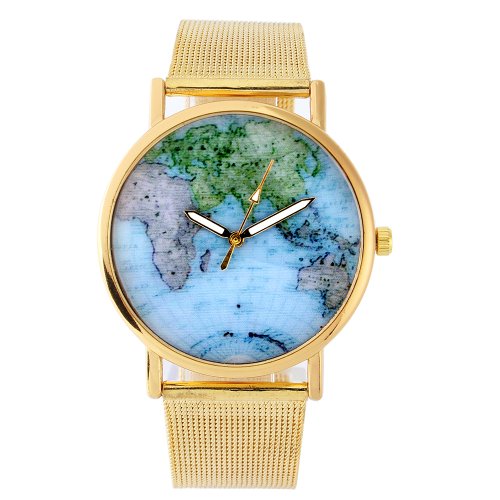 UNIQUEBELLA Mode Herrenuhr Damenuhr Quarz Analog Uhr Quarzuhr Armbanduhr mit Mesh band Weltkarte Muster Fashion Watch Weihnachten Geschenk Xmas Gift UNIQUEBELLA Mode Herrenuhr Damenuhr Quarz Analog Uhr Quarzuhr Armbanduhr mit Mesh band Weltkarte Muster Fashion Watch Weihnachten Geschenk Xmas Gift