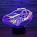 Produktbild Jinson well 3D polizei auto Nachtlicht Lampe optische Nacht licht Illusion 7 Farbwechsel Touch Switch Tisch Schreibtisch Dekoration Lampen Weihnachtsgeschenk mit Acryl Flat ABS Base USB Spielzeug