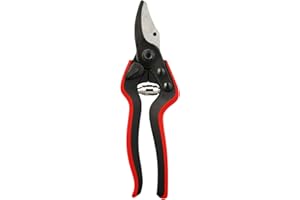 FELCO 160S Cesoie (taglio ø 20 mm, cesoie per mani piccole, lunghezza 200 mm, cesoie con scanalatura per il succo, manici ergonomici)