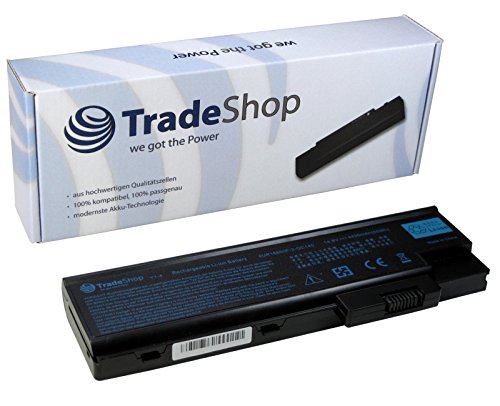 Trade-Shop Premium Akku 4400mAh für Acer Aspire 3003LCi 3003LMi 3003WLCi 3003WLM 3003WLMi 3004WLMi 3005LCi 3005WLMi ersetzt 4UR18650F-1-QC192 916-2990 916-3020 SQU-401 LC.BTP03.003 4UR18650F-2-QC140 BT.T5005.001
