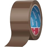 GRIFEMA GA4004-1 Packing Tape 66 m x 50 mm 1 Roll Brown | Durable and easy to cut, for shipping and moving