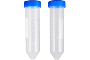 stonylab Tubi per Centrifuga in Conici, Provette per Centrifughe Alta Velocità Graduata in Polipropilene con Tappo a Vite, Provette da Laboratorio Conical Centrifuge Tubes (50ml, 25 Confezioni)