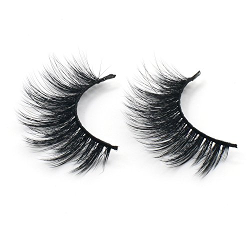 Arison Lashes 3D 100% Handgefertigte Künstliche Wimpern Synthetische Natürlicher Blick Augen Falsche Wimpern (1 Paar) - 6