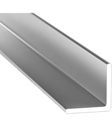 Profili A L In Alluminio Anodizzato Con Lati Disuguali Mm. 20x10x2 - Foto 9