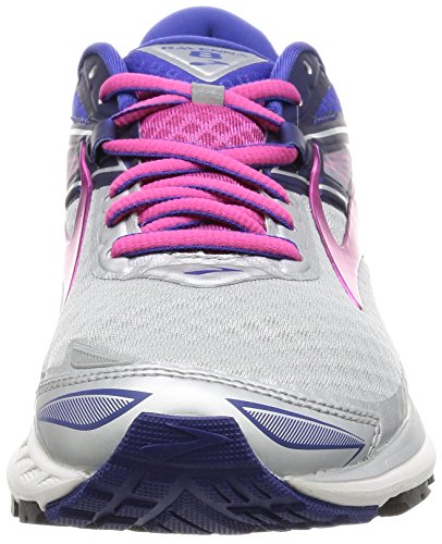 Brooks Women’s Ravenna 8 Running Shoes, Multicolor (Silver/Clematisblue/Veryberry), 6.5 UK