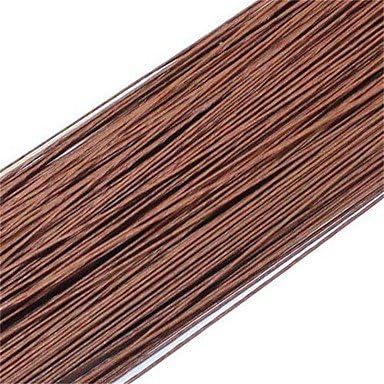50Pcs/Set 0.45Mm 30Cm High Quality Paper Covered Artificial Branches Twigs Iron Wire For DIY Nylon Flower Accessory , 3