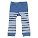 Baby & Toddler Wooly Leggings by Dotty Fish - Blue Stripe Hey Diddle Diddle - Medium / 12-24 months