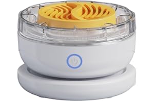 Eawfgtuw Pulitore wireless per frutta e verdura, purificatore alimentare portatile, IPX7, impermeabile, ricaricabile, strumento di pulizia della cucina, per casa e viaggi (bianco)