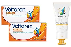 FAAR APO Voltaren Dolo 25 mg Tabletten Sparpack 2 x 20 Tab. inkl. einer hochwertigen Handcreme Marke Faar-Apo