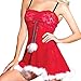 Produktbild Yvelands Damen Weihnachtskleid-Pyjamas-Wäsche-reizvolle ärmellose Unterwäsche(3XL,Rot)