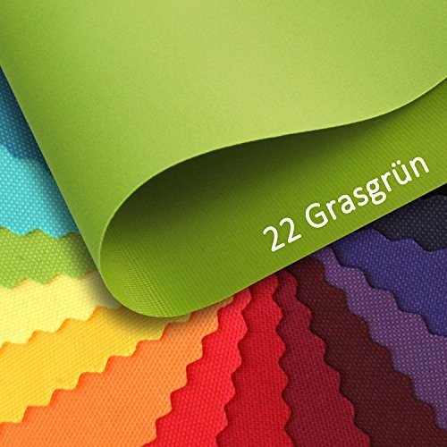 novely® OXFORD 210D 22 Grasgrün | Fest gewebtes Polyester Stoff wasserabweisend robust | schmiegsam und nachgiebig | Meterware Segeltuch