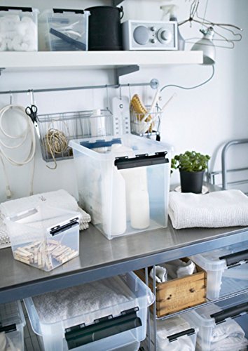 ORTHEX Smart Store Classic 11 / 7 Stück Aufbewahrungsboxen mit Clip-Verschluss im SET, inkl. Beschriftungsetiketten - 5