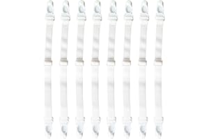 XIKSJW 8 Pezzi Elastici per Mascherine salva orecchie con chiusura a clip salva orecchie fascetta gancio porta mascherina