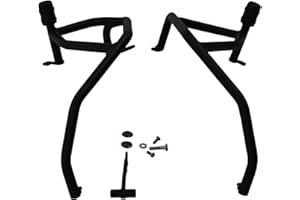 GP Kompozit Engine Guard Crash Bar Protection Black Compatible For Honda NC700X / NC750X / NC700S / NC750S 2012-2023