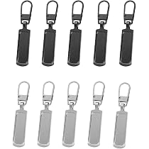 Hocansen Reißverschluss-Schieber 66 Mm – 50 Stück, Schwarz, Für Rucksäcke, Kleidung & Taschen