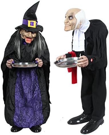Halloween Bar Party Decorative Props Witch Servant Sensory Glow Clothing Horror Witch Tray Beggars