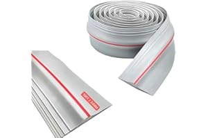 DOUJIAO Guarnizioni per Porte di Garage da 3 Metri - Soglie e Pavimenti - Ideali per Mantenere il Garage Pulito e Asciutto! (3m- Grau)