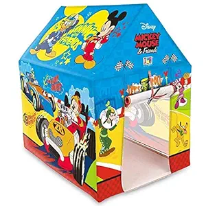 Dharti Enterprise Jumbo Size Extremely Light Weight , Water Proof Kids Play Tent House for 10 Year Old Girls and Boys (Mickey Mouse Tent)